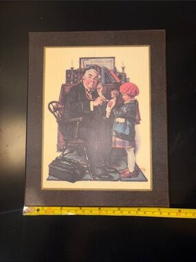 Vintage Norman Rockwell plaque for wall